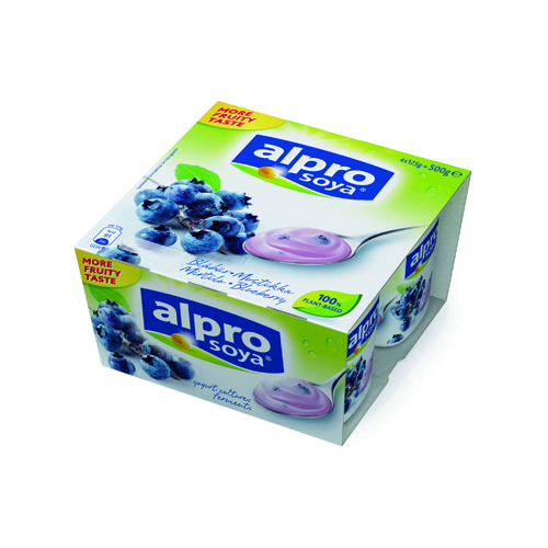 Alpro Soya med blåbær