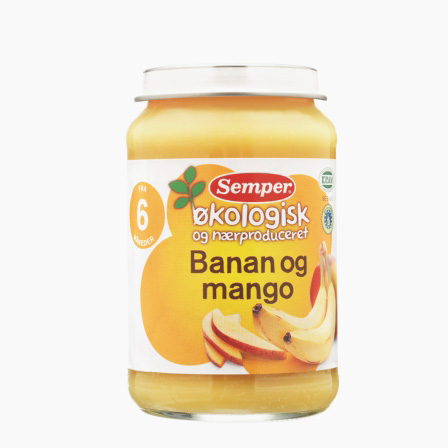 Semper Banan og mango – fra 6 mdr.