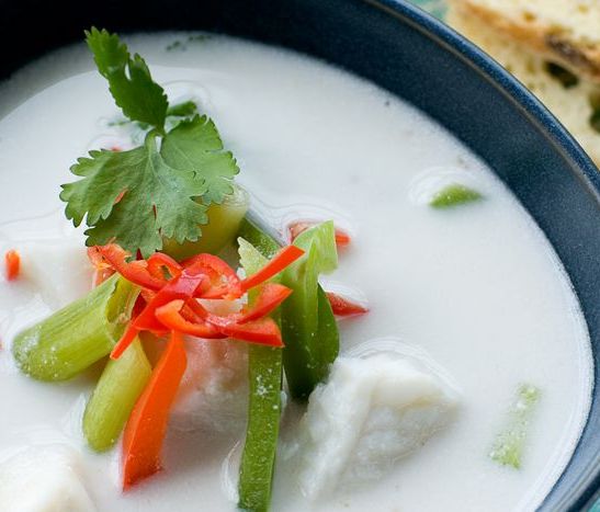 Orientalsk fiskesuppe